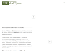Tablet Screenshot of cellgain.com